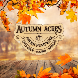 Autumn Acres Fall Magnet