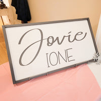 Personalized Framed Name