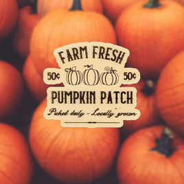 Farm Fresh Pumpkin Patch Magnet