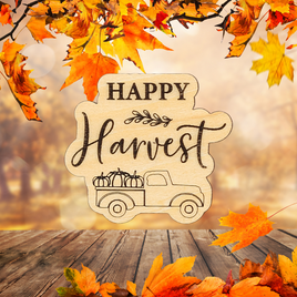 Happy Harvest Fall Magnet