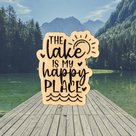 Lake is my Happy Place Magnet