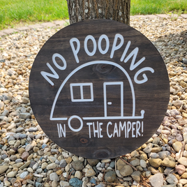 No Pooping in the Camper