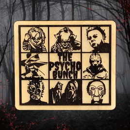 The Psycho Bunch Halloween Magnet