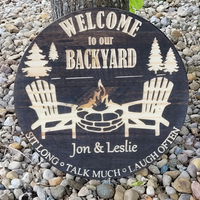 Personalized Backyard Sign