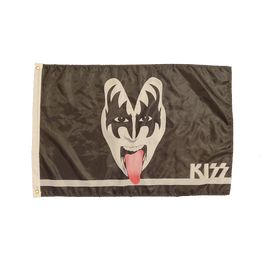 Gene Simmons KISS 2X3 Flag Banner