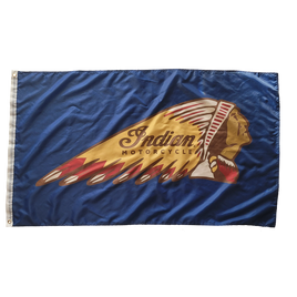 Indian Motorcycle Blue 3X5 Flag Banner